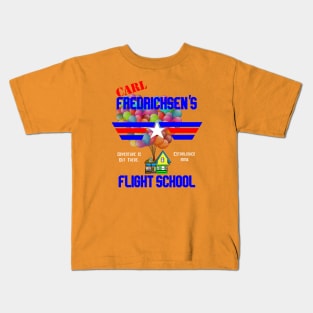 Carl Fredricksen's Flight School Kids T-Shirt